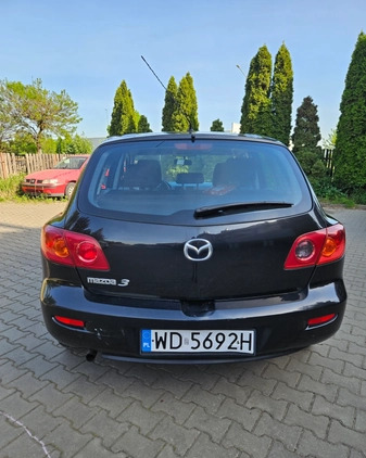 Mazda 3 cena 3900 przebieg: 250000, rok produkcji 2005 z Warszawa małe 254